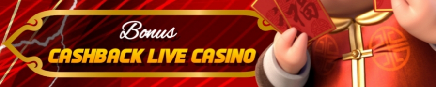 bonus cashback live casino